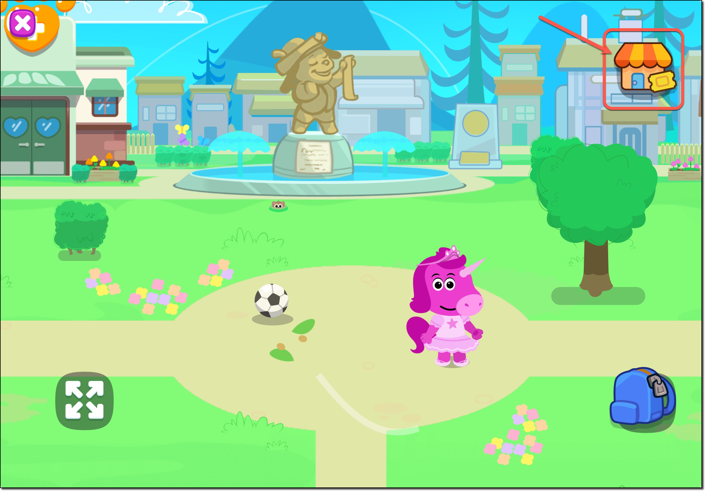 pet town overview - shop highlighted.png
