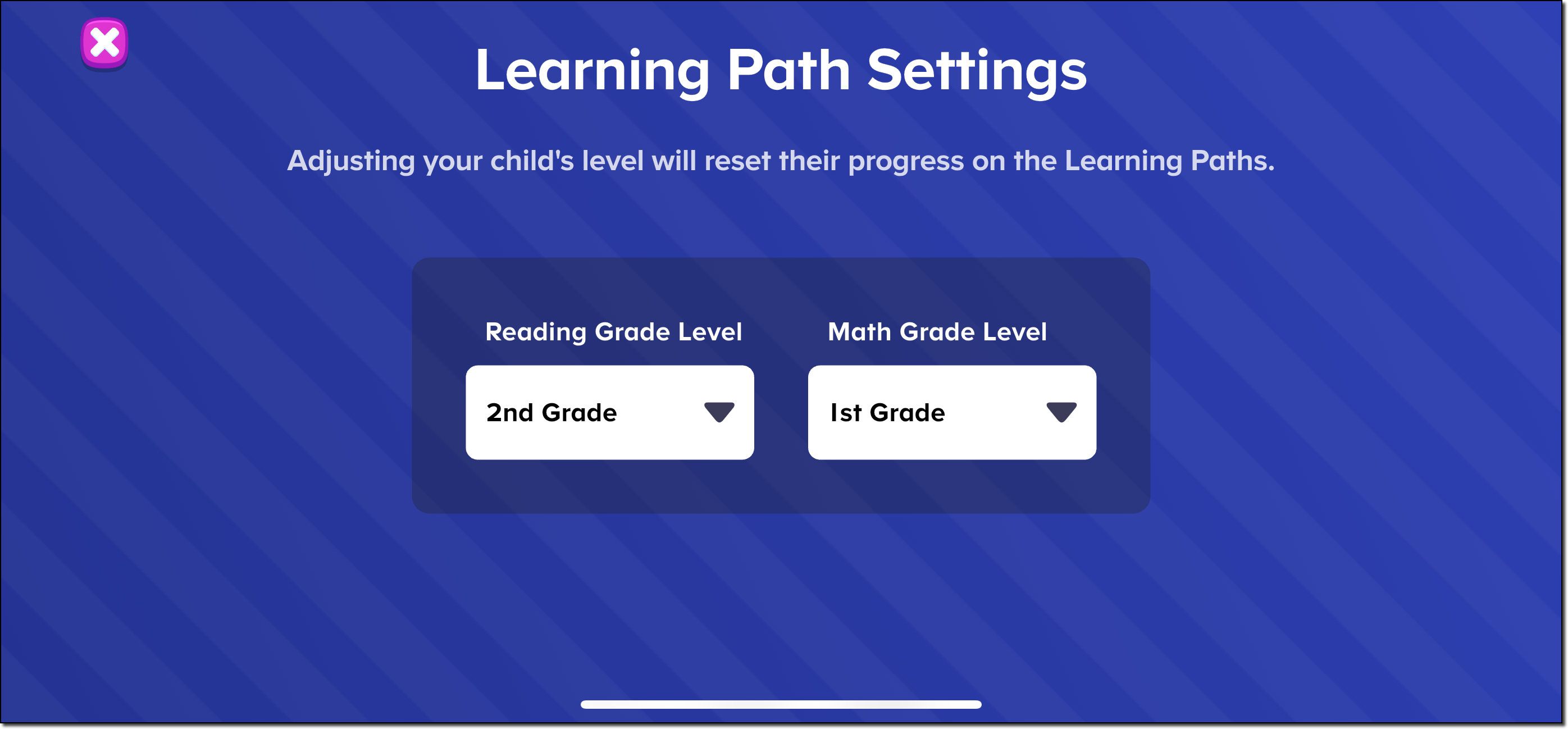 Learning Path Settings.png