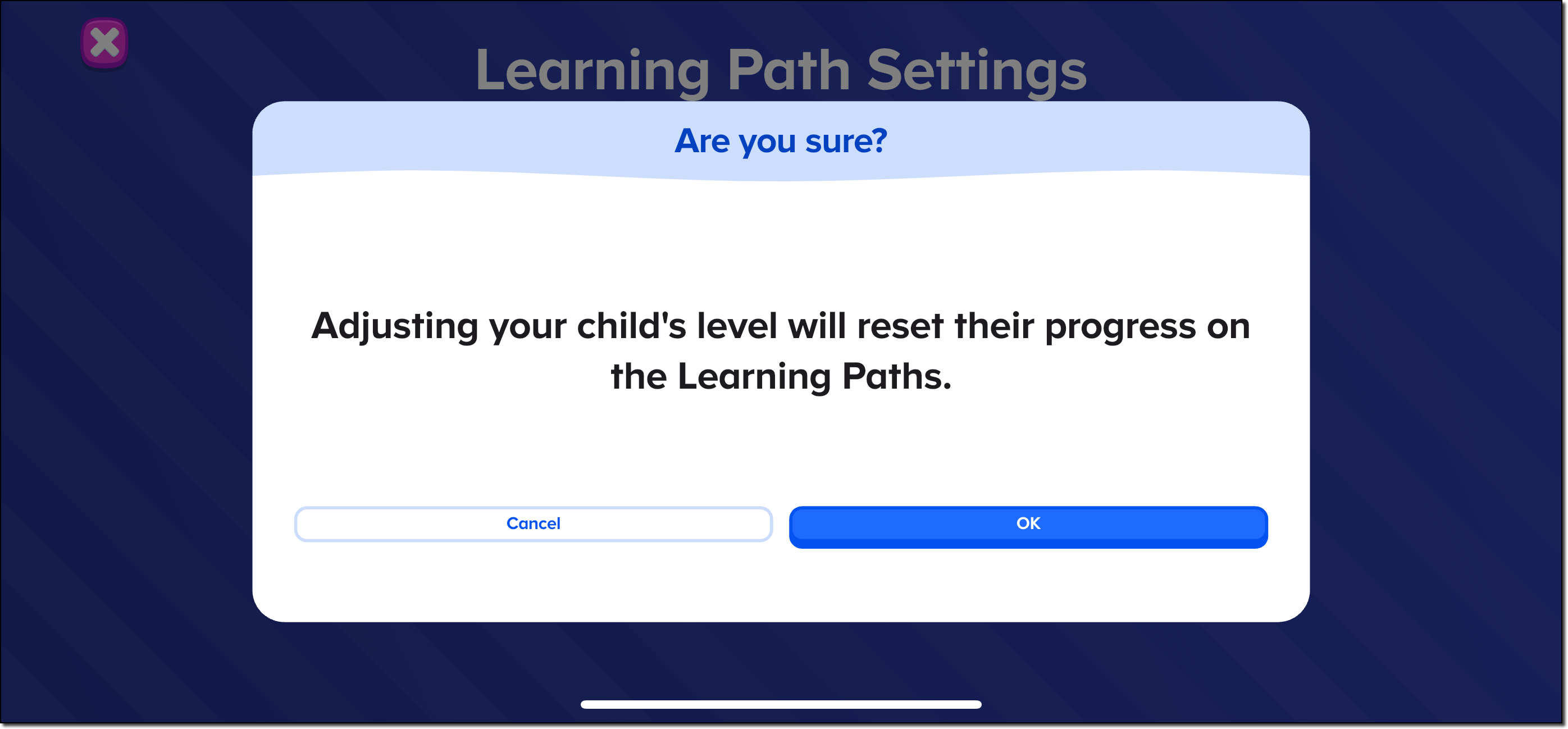 Learning Path Settings - warning.png
