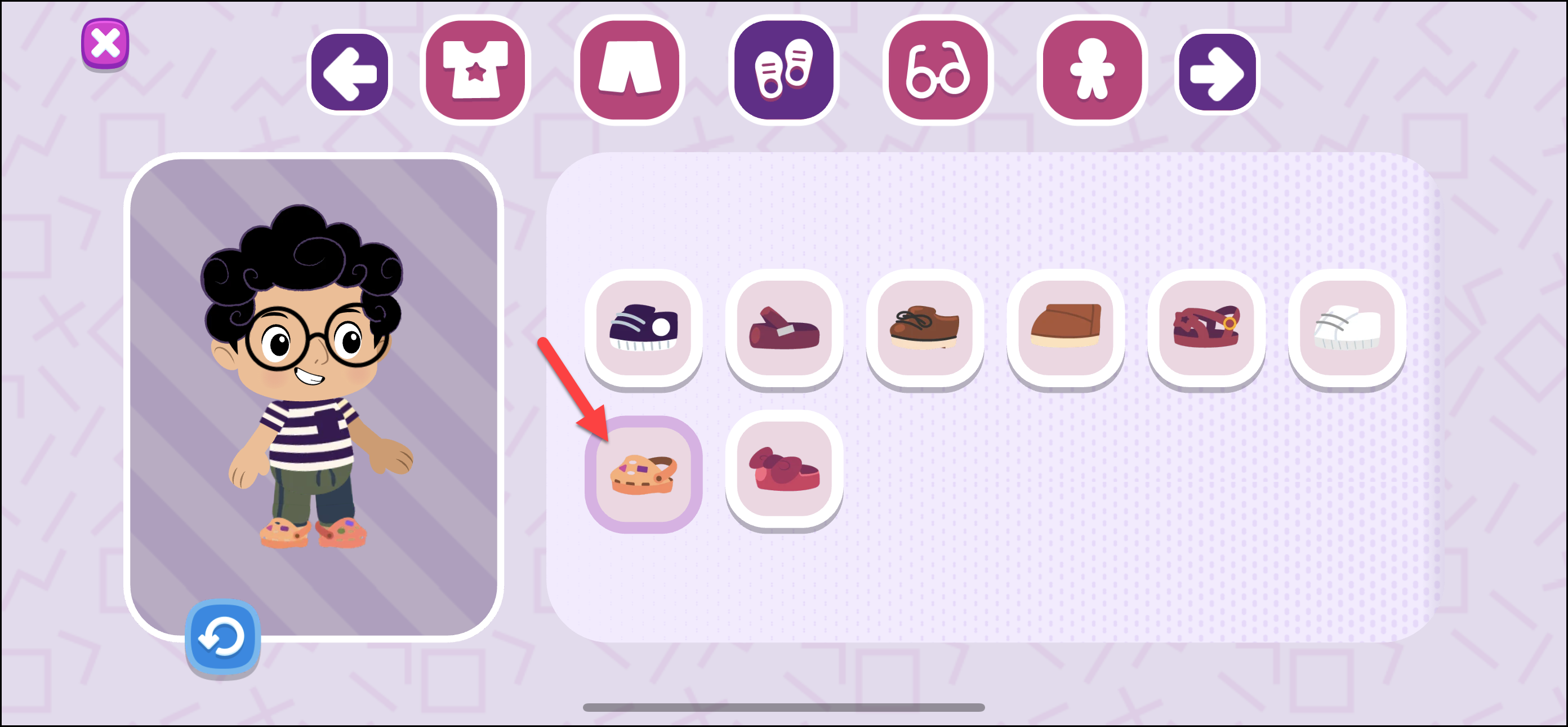 My Avatar 3 - shirt pants shoes glasses highlighted.png